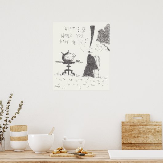 Poster de boisson au thé (Cuisine)