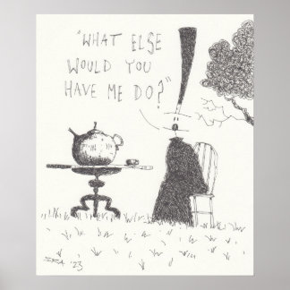 Poster de boisson au thé