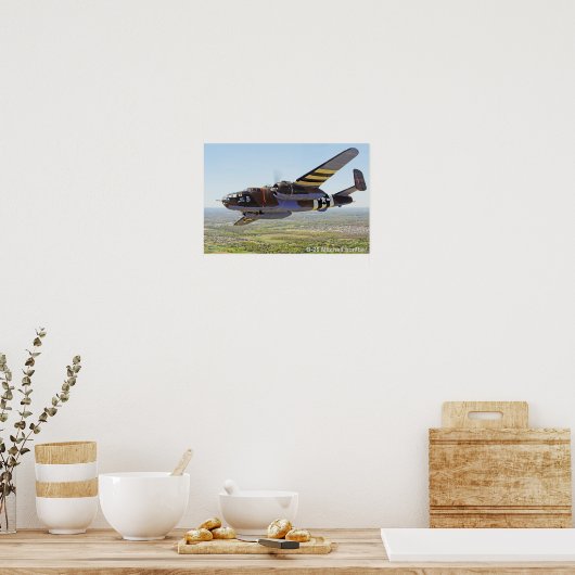 Poster de bombardier B-25 Mitchell (Cuisine)