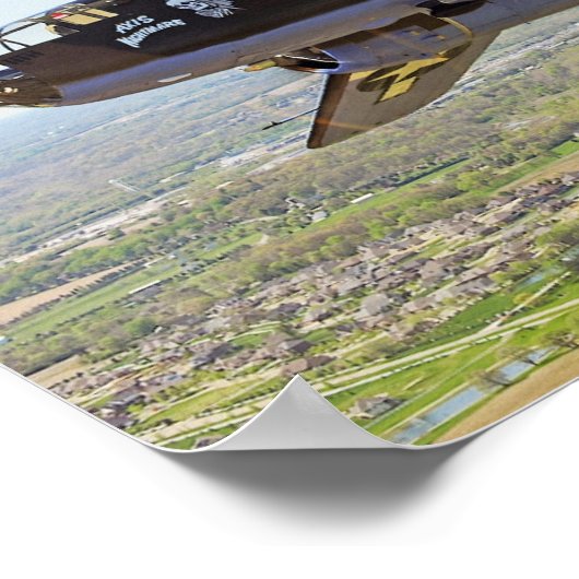 Poster de bombardier B-25 Mitchell (Coin)