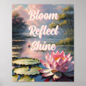 Poster De bonnes affirmations, une bonne vibe (Devant)