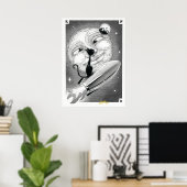 Poster de Boo Kitty Rockets to the Moon (Bureau à domicile)