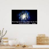 Poster de Bouddha citation sur la Vérité (Cuisine)