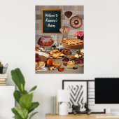 Poster de boulangerie sur mesure (Bureau à domicile)