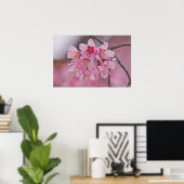 Poster de Bouquet de Cherry Blossom Pink Pastel (Bureau à domicile)