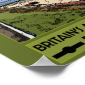 Poster de Bournemouth Vintage Retro Seaside (Coin)