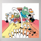Poster de Bowling à dix broches du marais (Devant)