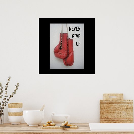 Poster de boxe (Cuisine)