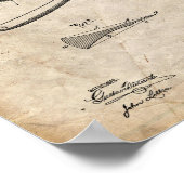 Poster de brevet de droit Razor (Coin)