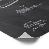 Poster de brevet de droit Razor (Coin)