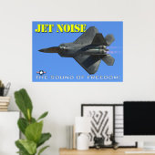Poster de bruit de vol F-22 (Bureau à domicile)