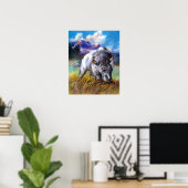 Poster de Buffalo Blanc (Bureau à domicile)