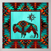 Poster de Buffalo du sud-ouest