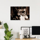 Poster de Bulldogge français par Bullylicious (Bureau à domicile)