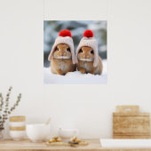 Poster de Bunnies Neige (Cuisine)