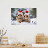 Poster de Bunnies Neige (Cuisine)