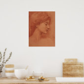 Poster de Burne-Jones Study CC0009 (Cuisine)