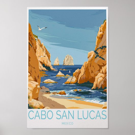 Poster de Cabo San Lucas, Mexique Travel Wall Art (Devant)