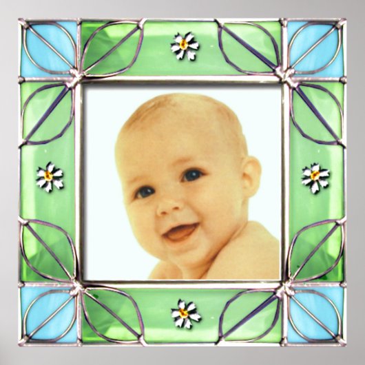 Poster de cadre photo en verre tendu (Devant)