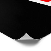 poster de café, basse caféine, ICONS, noir, (Coin)