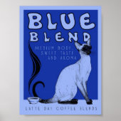 Poster de café Blue Blend (Devant)