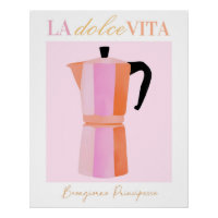 Poster de café Espresso, Italie Mur Art Imprimer