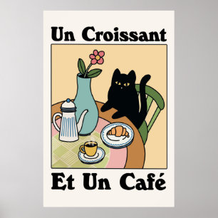 Poster De Café Et De Chat