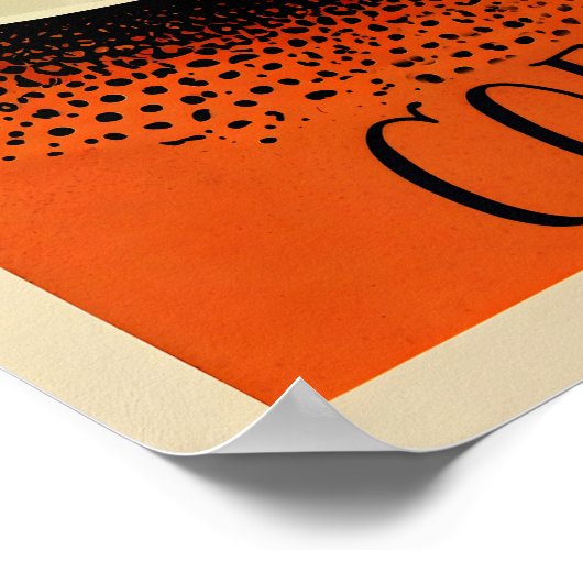 Poster de café rétro (Coin)