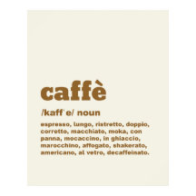 Poster de Caffè