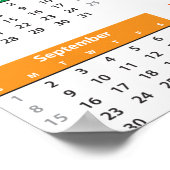 Poster de calendrier tendance 2019 (Coin)