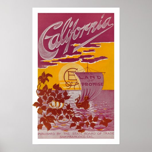 Poster de Californie Land of Promise (Devant)