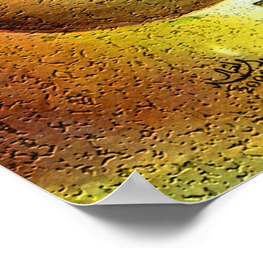 Poster de calligraphie arabe customisée (Coin)