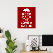 Poster de Calm Rat Lover (Bureau à domicile)
