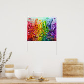 Poster de calmar arc-en-ciel (Cuisine)