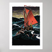 Poster de calmar géant (Devant)