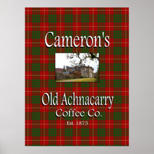 Poster de Cameron's Old Achnacarry Coffee Co.