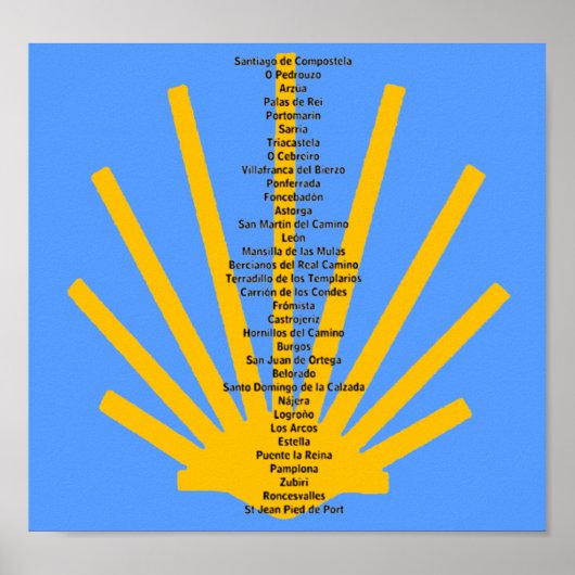 Poster de Camino de Santiago (Devant)