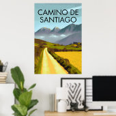 Poster de Camino de Santiago (Bureau à domicile)
