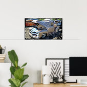 Poster de camion Chevrolet 3100 de la bombe à mote (Bureau à domicile)