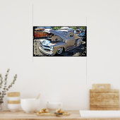 Poster de camion Chevrolet 3100 de la bombe à mote (Cuisine)