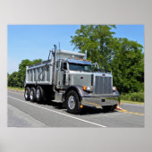 Poster de camion de Peterbilt Dump (Devant)
