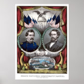 Poster de campagne McClellan et Pendleton (Devant)