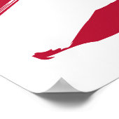 Poster de campagne Patriot Rouge Blanc & Bleu Pers (Coin)