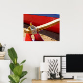 Poster de canoë Outrigger (Bureau à domicile)