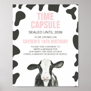Poster de capsule temporelle pour le 1er anniversa