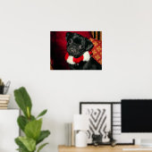 Poster de Carlin noir doux (Bureau à domicile)