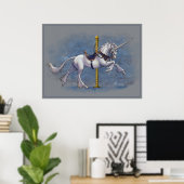 Poster de Carousel Unicorn (Bureau à domicile)
