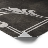 Poster de carte de script Silent Movie (Coin)