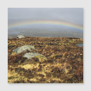 Poster de carte postale Rainbow Rannoch Moor