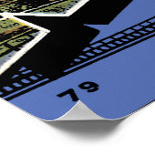 Poster de carte postale Vintage NYC (Coin)